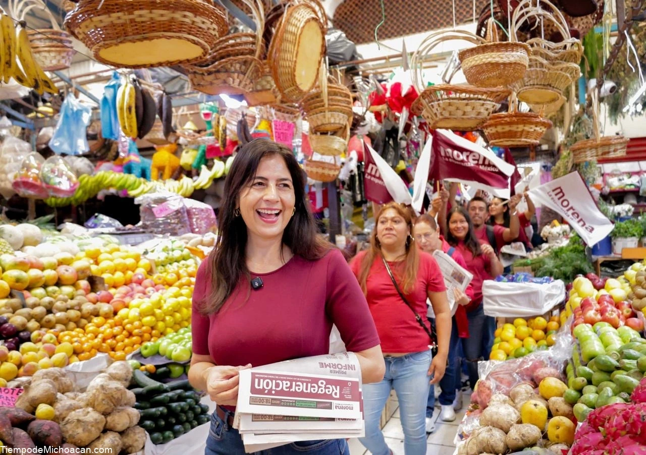 Atiende Gaby Molina llamado de Morena para fortalecer la unidad en Michoacán